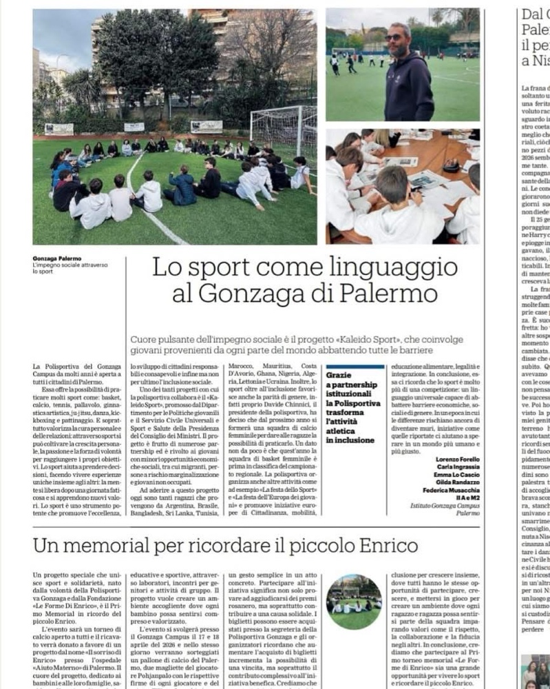 The Sport That Unites: The Beating Heart of Gonzaga of Palermo