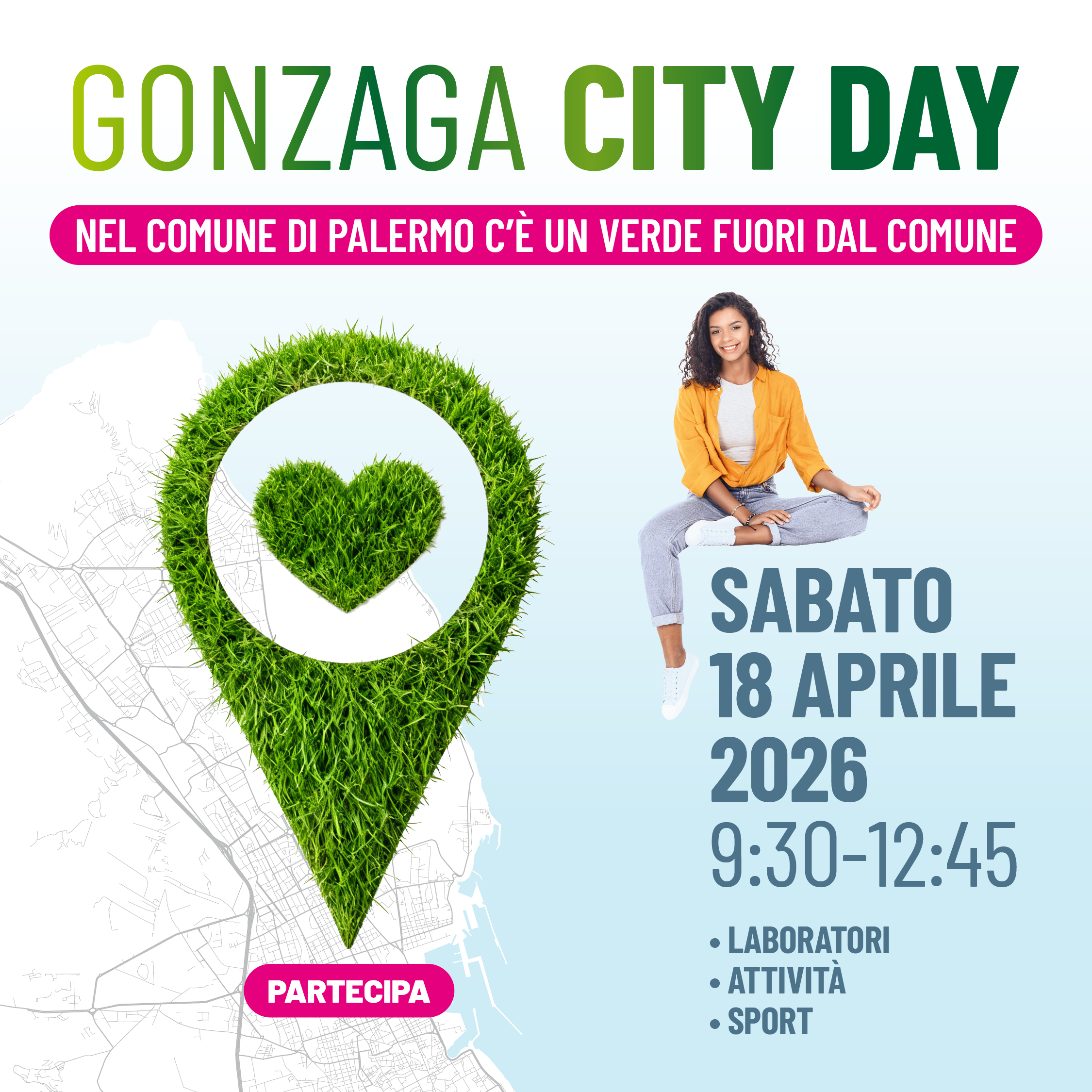 Gonzaga City Day: a day of celebration, sports, and creativity open to all of Palermo