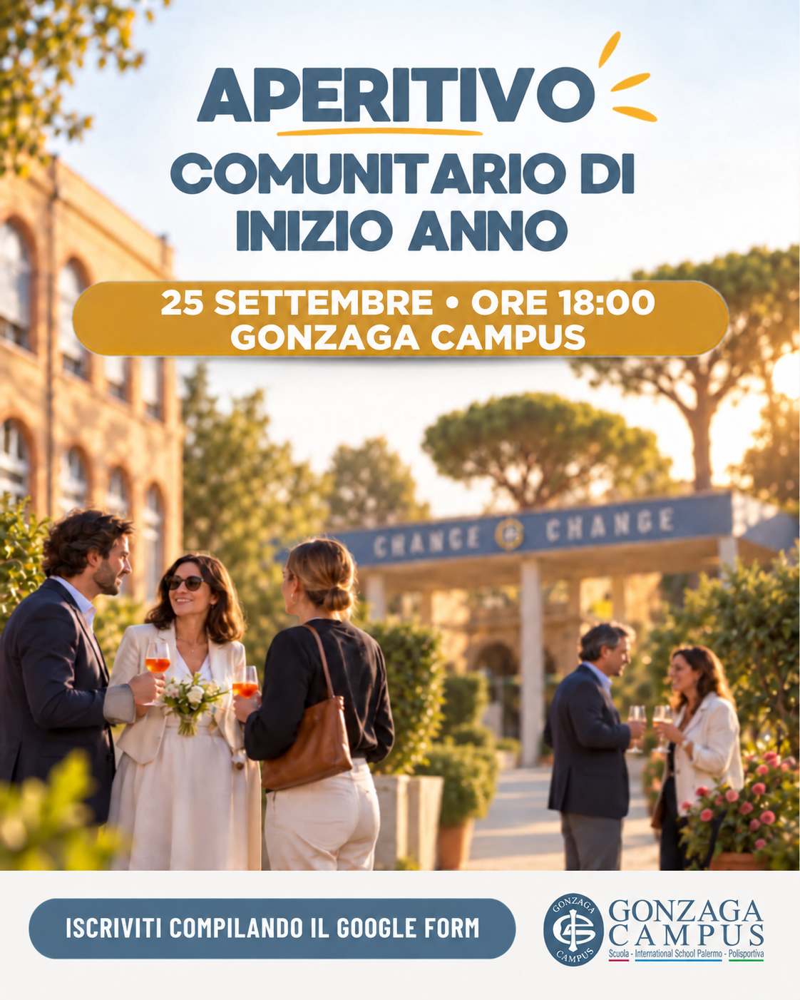 Aperitivo comunitario di inizio anno scolastico